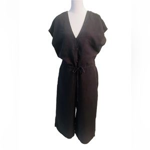 Cloth & Stone Women Romper Linen Black Size S